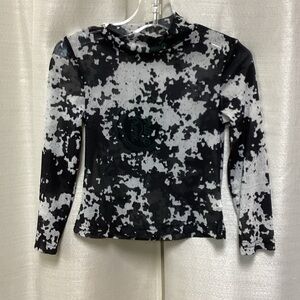 Stylish Black and White Kids Long Sleeve Top